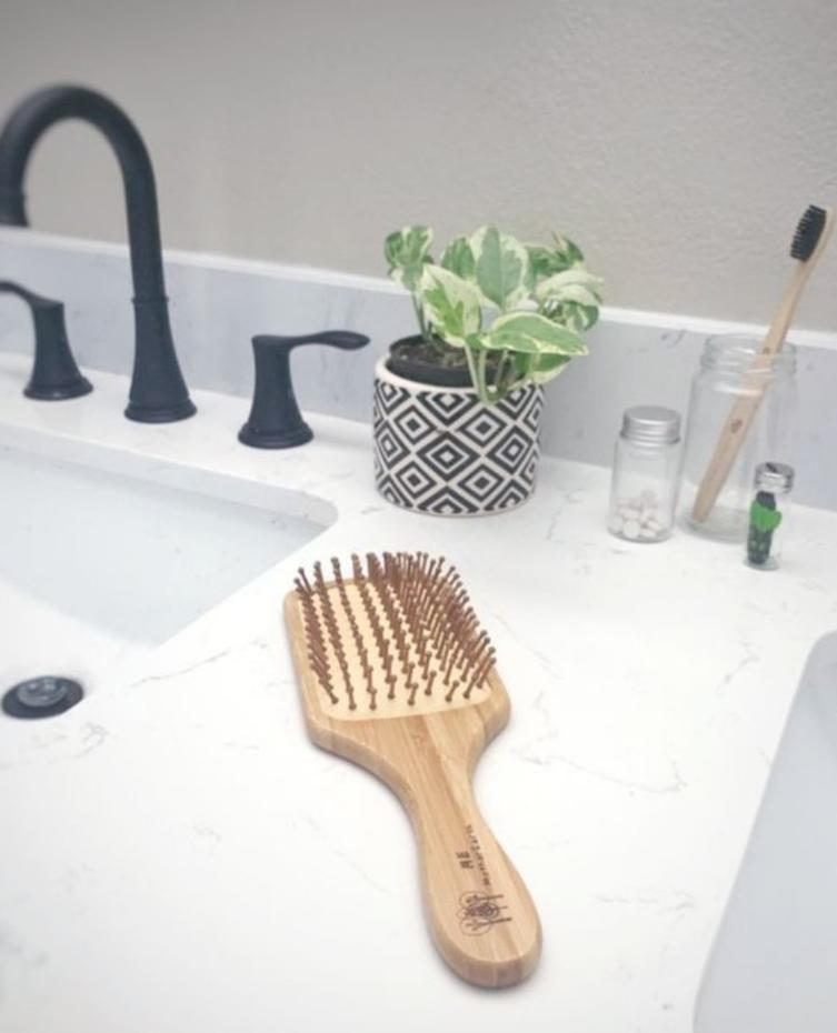 Bamboo Paddle Hairbrush