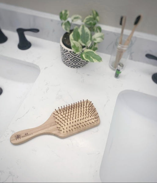 Bamboo Paddle Hairbrush
