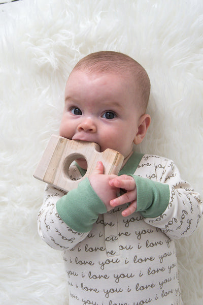 Wood Camera Teether