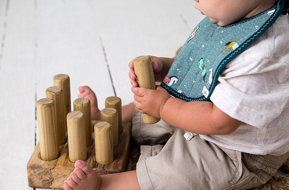 Wood Peg Puzzle Toy