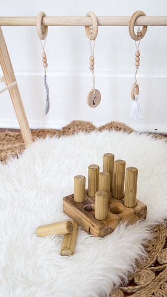 Wood Peg Puzzle Toy