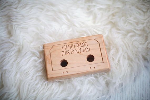 Wood Mixed Tape Teether