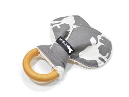 Wood Teething Ring - Gray Deer