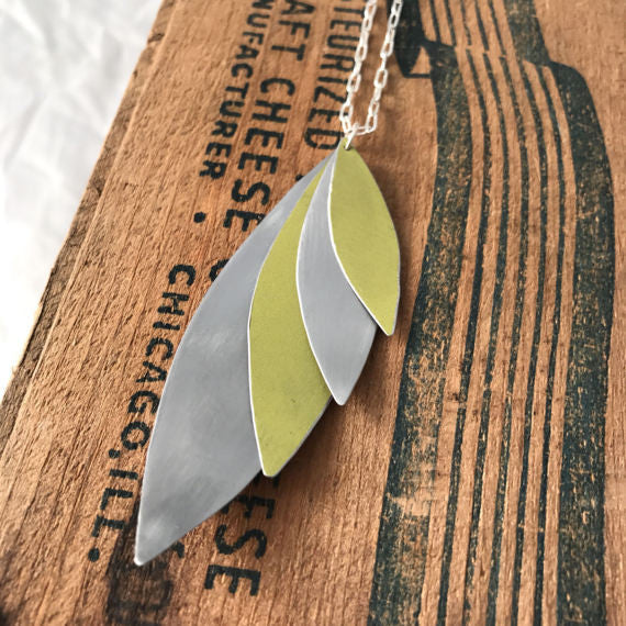 Sal'vij - Handcrafted Repurposed Free Form Necklace
