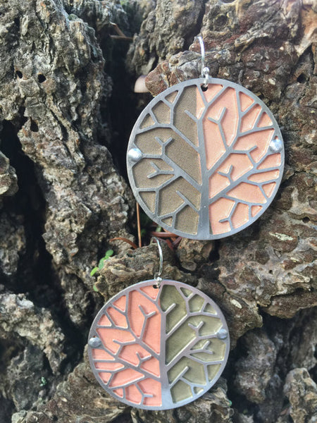Sal'vij - Handcrafted Repurposed Tree Earrings