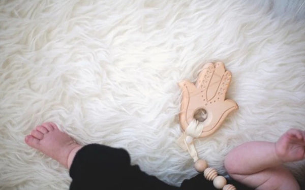 Wooden Hamsa Teether