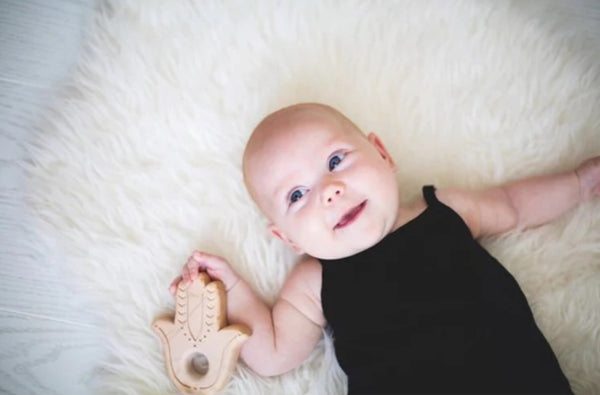 Wooden Hamsa Teether