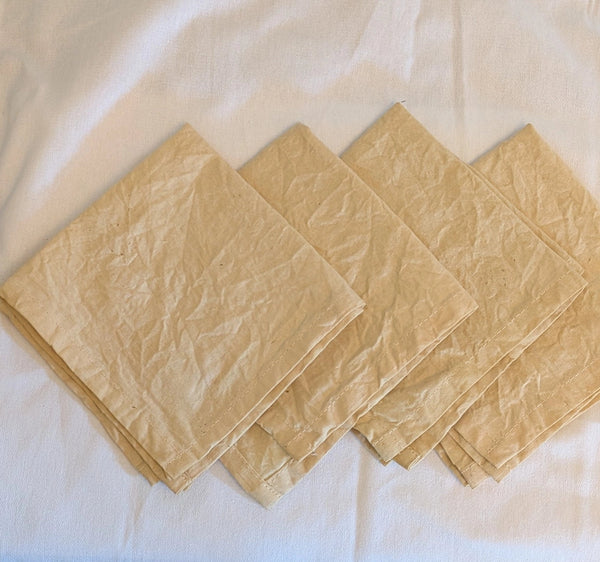 Yarrow-Dyed Organic Cotton Napkins