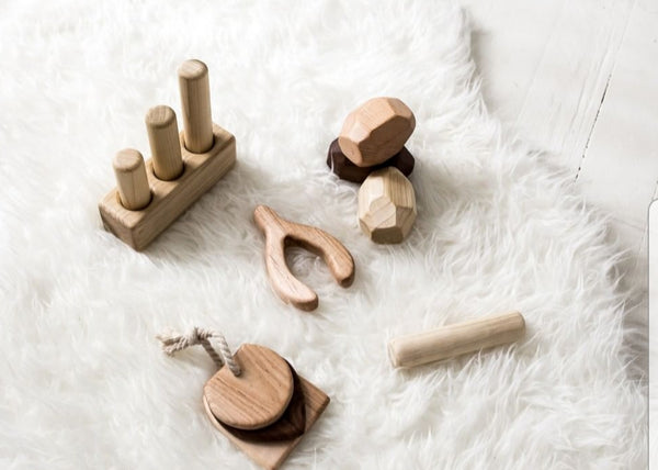 Wood Peg Rattle