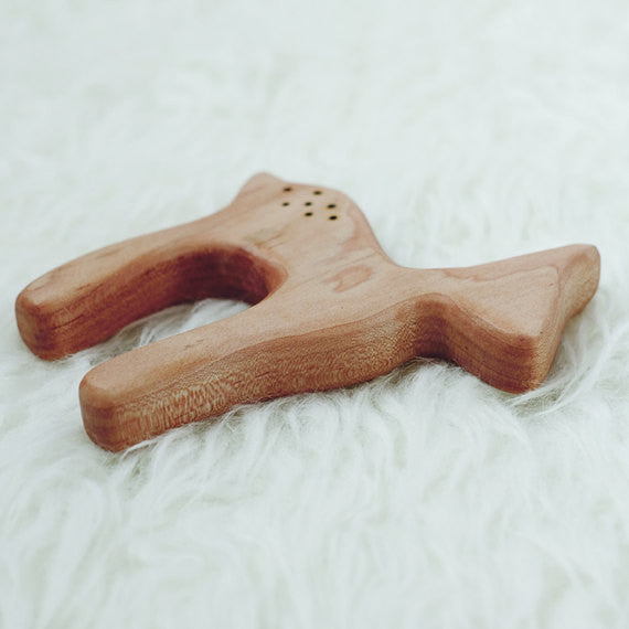 Wood Deer Teether