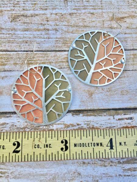 Sal'vij - Handcrafted Repurposed Tree Earrings